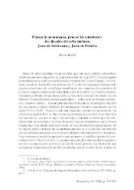 Pensar la monarquía, pensar las catedrales: dos fiscales del orbe indiano, Juan de Solórzano y Juan de Palafox / Óscar Mazín | Biblioteca Virtual Miguel de Cervantes