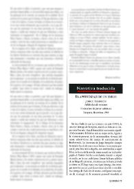 Más información sobre El aprendizaje de un exilio. Jorge Semprún. "Adiós luz de veranos", traducción de Javier Albiñana, Tusquets, Barcelona, 1998 [recensiones] / José María Pozuelo Yvancos
