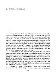 La oscura felicidad / Alonso Cueto | Biblioteca Virtual Miguel de Cervantes
