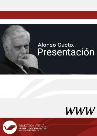 Alonso Cueto. Presentación / Eva Valero Juan | Biblioteca Virtual Miguel de Cervantes