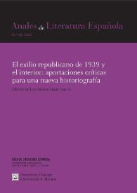 Anales de Literatura Española. Núm. 44, 2026 | Biblioteca Virtual Miguel de Cervantes