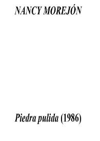 Piedra pulida (1986) / Nancy Morejón | Biblioteca Virtual Miguel de Cervantes