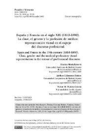 España y Francia en el siglo XIX (1810-1890). La clase, el género y la profesión de médico: representación visual en el espejo del discurso profesional  / Darina Martykánová, Ainhoa Gilarranz-Ibáñez, Víctor M. Núñez-García | Biblioteca Virtual Miguel de Cervantes