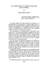 La admiración de Antonio Machado por Unamuno    / por Julio César Chaves | Biblioteca Virtual Miguel de Cervantes