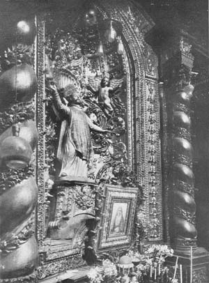 Figura 42.- El nicho del retablo del altar de San Ignacio