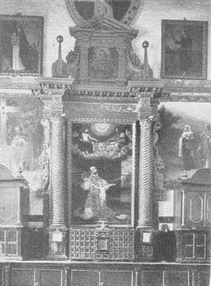 Figura 57.- El retablo de la sacristía