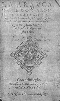 La Araucana, 1569