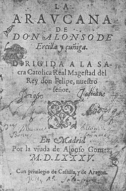 La Araucana, 1585