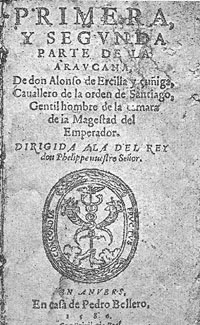 La Araucana,  1586