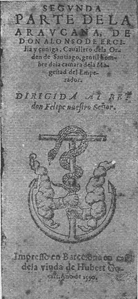 La Araucana, Segunda Parte, 1590