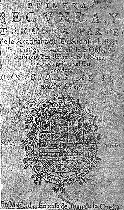 La Araucana,  1610