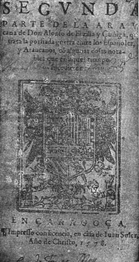 La Araucana, Segunda Parte, 1578