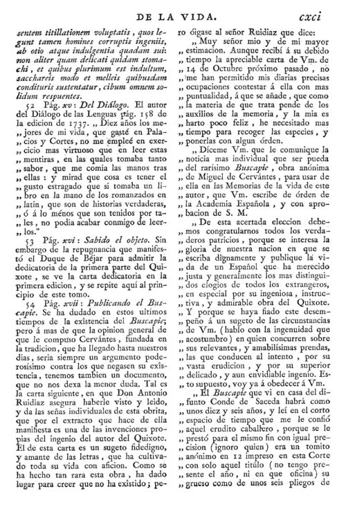 Quijote, RAE, 1780, pág. CXCI