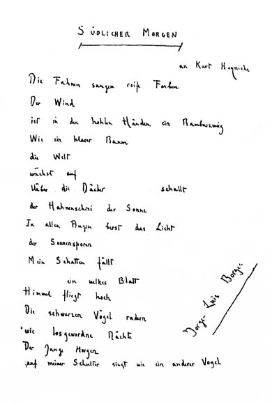 Carta de Borges