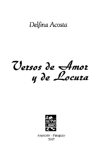 Versos de amor y de locura | Biblioteca Virtual Miguel de Cervantes