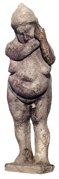 Figura en terracota de una mujer encinta (Pág. 89b)